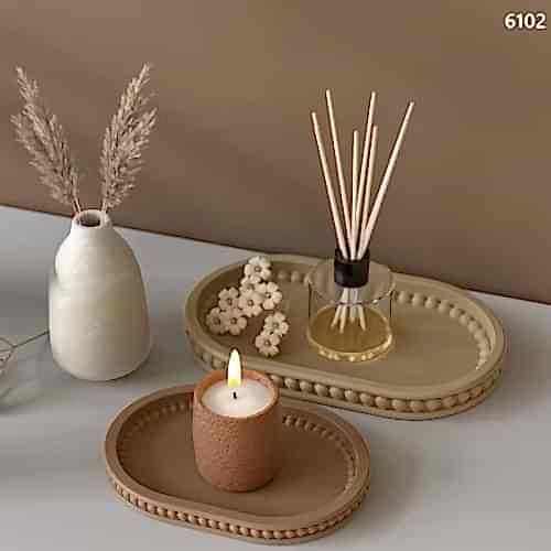 YY6102 2'li Bubble Sunumluk Takılık Silikon Kalıp